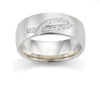 Trauringe Weißgold Platin mit Schleifen Design Brillanten Diamanten