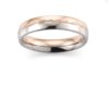 Trauringe bicolor Gerstner Diamant Weißgold Design
