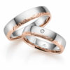 Trauringe bicolor Gerstner Diamant
