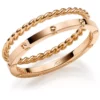 Damenring – Rosegold – Perlenfuge – 31518