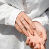 Herz Ring mit Perlen und Brillanten