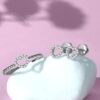 Herz Ring mit Perlen und Brillanten