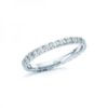 Memoire Ring - vollbesatz in Weißgold