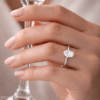 Nathan Verlobungsring mit Ovalen Labor Diamant