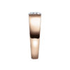 Verlobungsring mit Diamant in Spannfassung- Roségold-18012