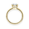 Verlobungsring mit Diamant in Zargenfassung, Gelbgold-18019