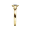 Verlobungsring mit Diamant in Zargenfassung, Gelbgold-18019