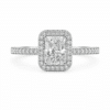 Juliette Verlobungsring Radiant Labor-Diamant