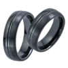 Schwarz - Trauringe - Keramik 20016 - Partnerring
