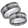 Schwarz - Trauringe - Tungsten 20022 - Partnerring