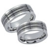 Schwarz - Trauringe - Tungsten 20023 - Partnerring