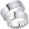 Schwarz - Trauringe - Silber925-028 - Partnerring