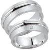 Schwarz - Trauringe - Silber925-043 - Partnerring
