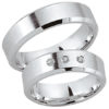 Schwarz - Trauringe - Silber925-047 - Partnerring