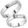 Schwarz - Trauringe - Silber925-106 - Partnerring