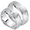 Schwarz - Trauringe - Silber925-107 - Partnerring