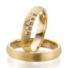 Eheringe - Design - mit Diamanten - RU-1073-1-0