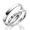 Eheringe - Design - mit Diamanten - RU-1076-1-0