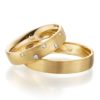 Eheringe - Design - mit Diamanten - RU-1080-1-0