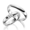 Eheringe - Design - mit Diamanten - RU-1081-1-0
