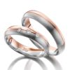 Eheringe - Design - mit Diamanten - RU-1011-1-0