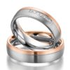Eheringe - Design - mit Diamanten - RU-1015-1-0