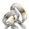Eheringe - Design - mit Diamanten - RU-1027-1-0