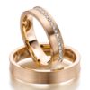 Eheringe - Design - mit Diamanten - RU-1034-1-0