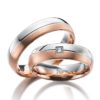 Eheringe - Design - mit Diamant - RU-1003-1-0