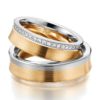 Eheringe - Design - mit Diamanten - RU-1020-1-0