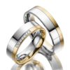 Eheringe - Design - mit Diamanten - RU-1023-1-0