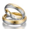 Eheringe - Design - mit Diamanten - RU-1024-1-0
