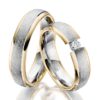 Eheringe - Design - mit Diamant - RU-1048-1-0