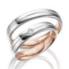 Eheringe - Design - mit Diamant - RU-1540-1-0