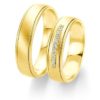 Breuning - Black&White - Trauringe - DR 063110 / HR 063120 - Gelbgold