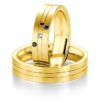 Breuning - B&W Black Diamonds - Trauringe - DR 064130 / HR 064140 - Gelbgold