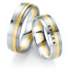 Breuning - B&W Black Diamonds- Trauringe -DR 064150 / HR 064160 - Weißgold/Gelbgold/Graugold