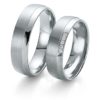 Breuning- Trauring- Rainbow DR 062250 / HR 062260 Weißgold