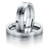 Breuning - B&W Black Diamonds - Trauringe - DR 064130 / HR 064140 - Weißgold
