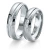 Breuning- Trauring- Rainbow DR 062210 / HR 062220 Weißgold