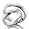Eheringe - Design - mit Diamant - RU-1002-1-0
