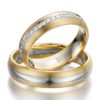Eheringe - Design - mit Diamanten - RU-1006-1-0