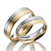Eheringe - Design - mit Diamanten - RU-1017-1-0