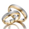 Eheringe - Design - mit Diamanten - RU-1018-1-0