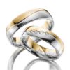 Eheringe - Design - mit Diamanten - RU-1025-1-0