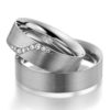 Eheringe - Design - mit Diamanten - RU-1035-1-0