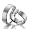 Eheringe - Design - mit Diamanten - RU-1037-1-0