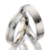 Eheringe - Design - mit Diamanten - RU-1049-1-0