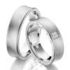 Eheringe - Design - mit Diamanten - RU-1051-1-0