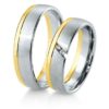 Breuning - Trauringe - Inspiration - DR 041630 / HR 041640 - Gelbgold/Weißgold bicolor